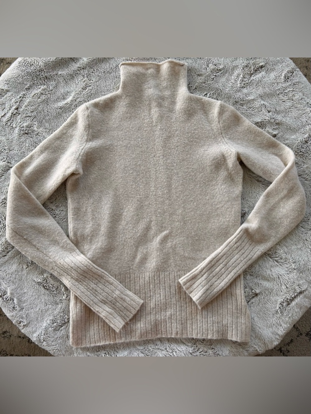 Women's Madewell Cream Turtleneck Sweater